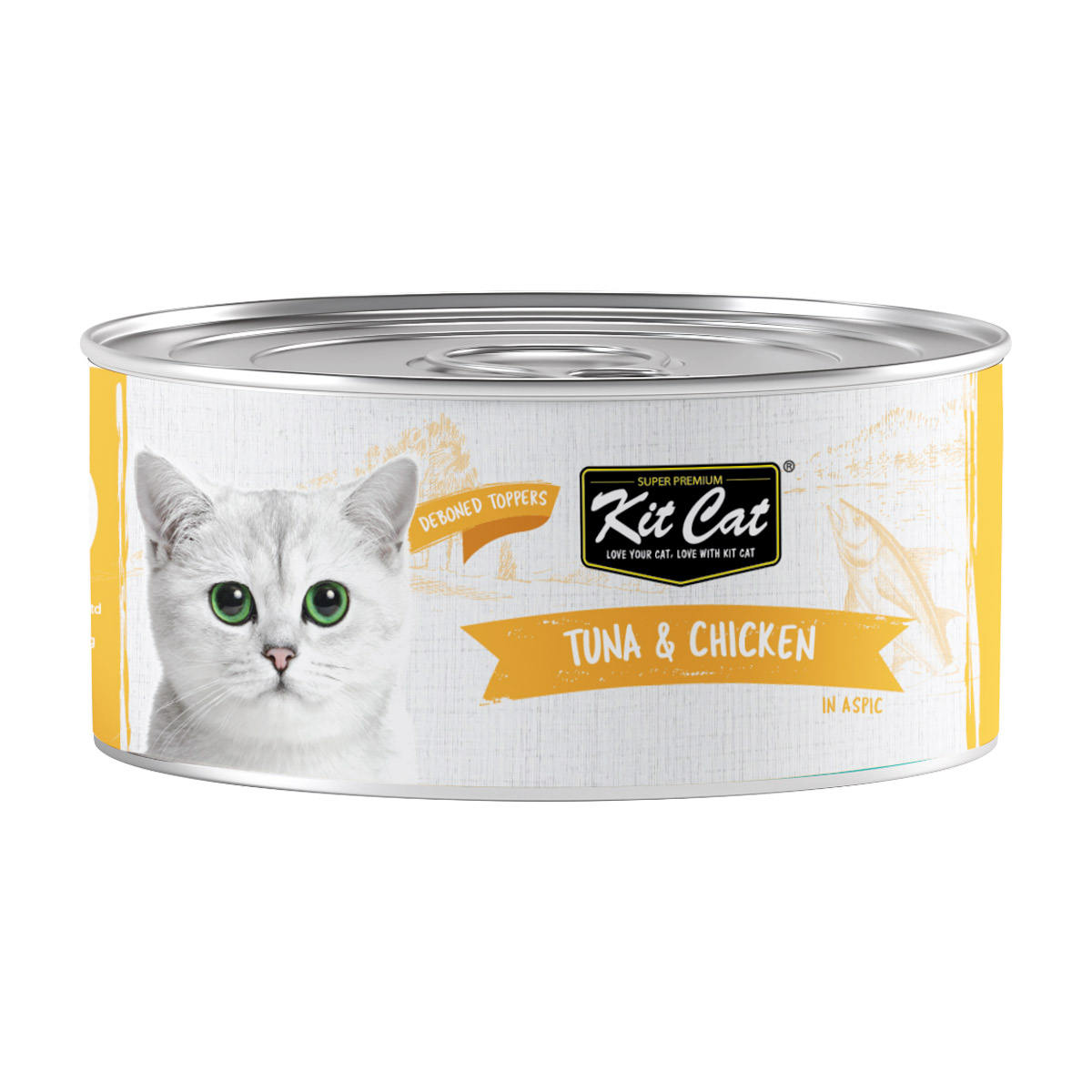 Kit Cat Tuna & Chicken 80g 1 1 1