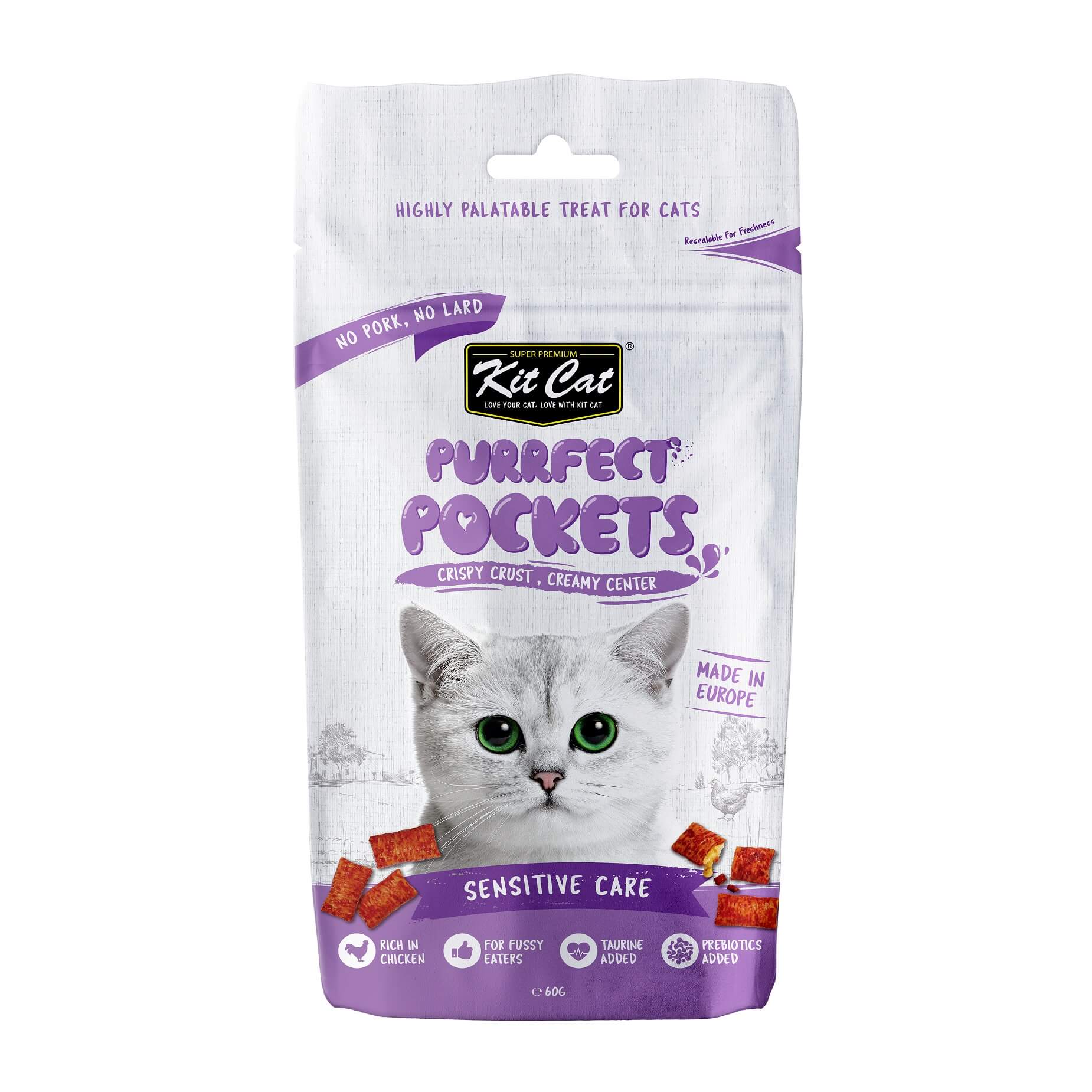 Kit Cat - Purrfect Pockets Sensitive Care 60g 1 29