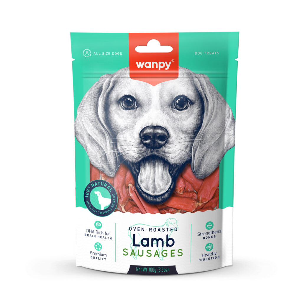 Wanpy Lamb Sausages Dog Treats 100G 2 2k