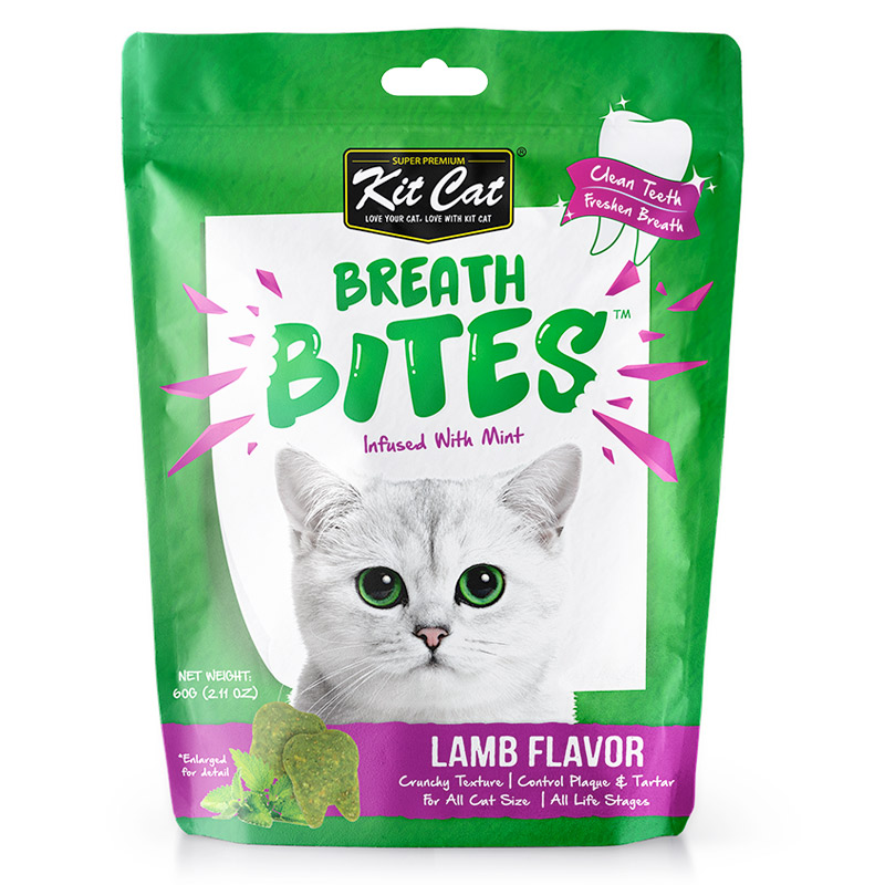 Kit Cat Breath Bites Lamb Flavour Cat Treats 60G 1 43