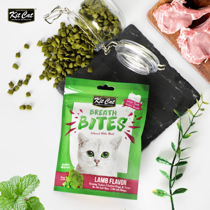 Kit Cat Breath Bites Lamb Flavour Cat Treats 60G 2 43s