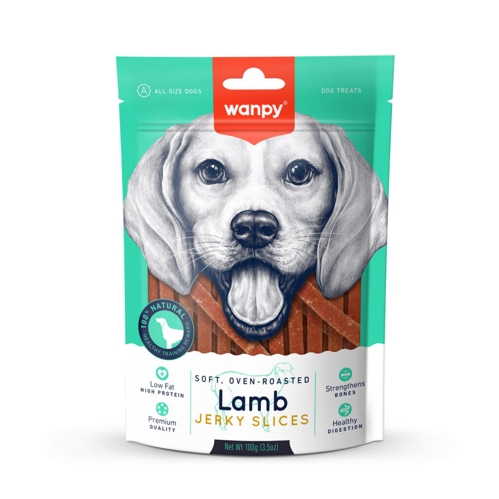 Wanpy Soft Lamb Jerky Slices Dog Treats 100G 2 7S 1
