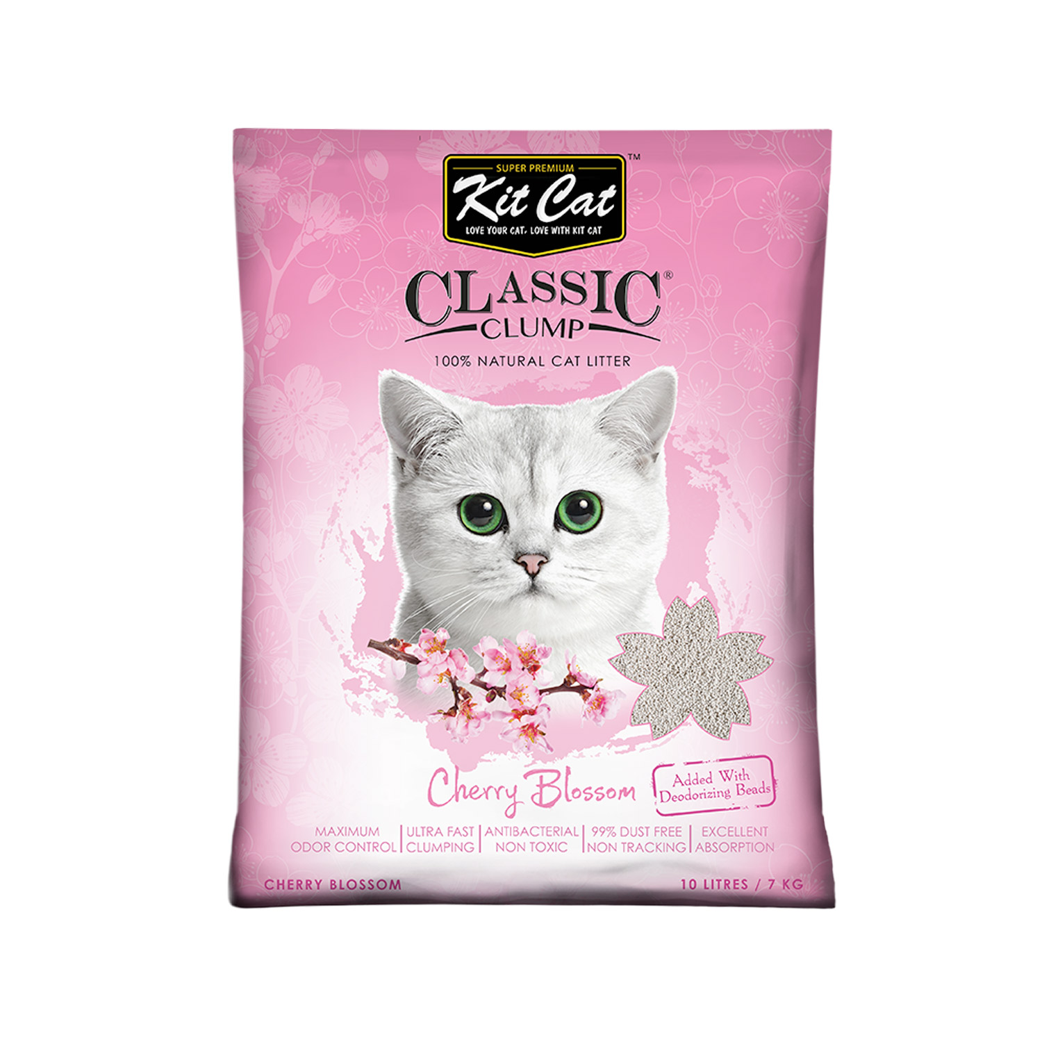 Classic Clump Cat Litter 10L (Cherry Blossom) 1 89