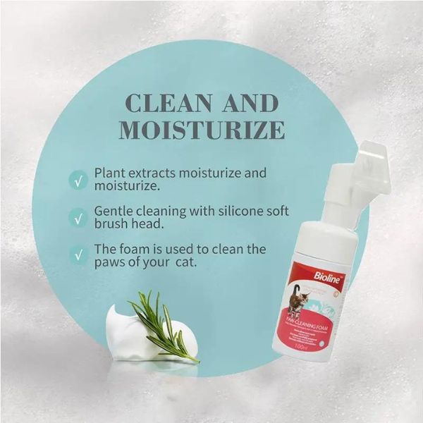 Bioline Paw-Cleaning Foam for Cat 2 4 2