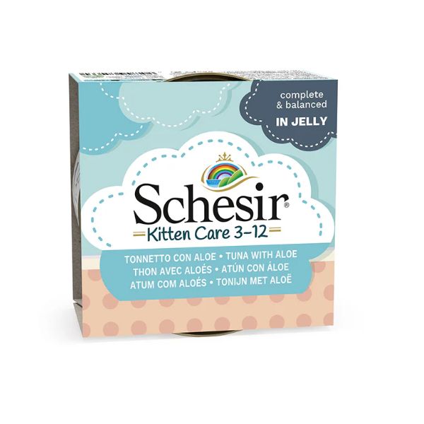 Schesir BABY Kitten Tuna with Aloe in Jelly Can 85g 2 5 16