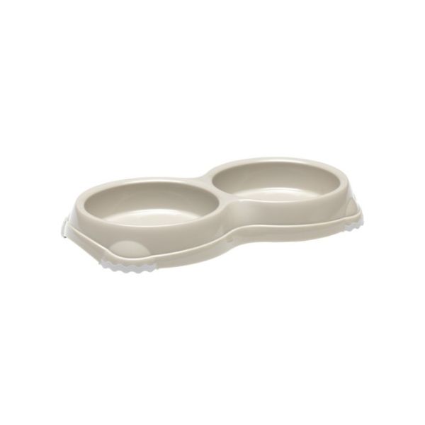 Moderna Double Smarty Bowl- XS Grey 1 4 46