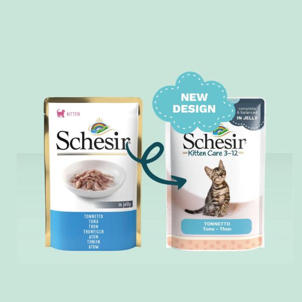 Schesir Kitten Care Pouch In Jelly 3-12 Tuna Wet Food- 85g 2 5 Copy 10