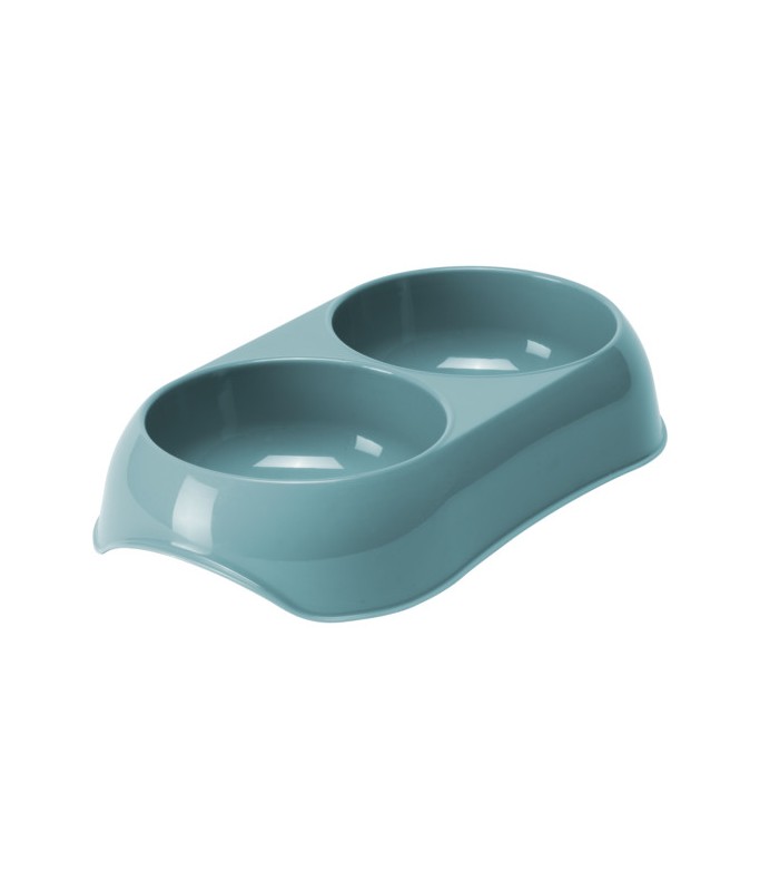 Moderna double gusto-food bowl 2x200ml - Blue 1 MOD BA10 0370 00 Moderna Double Gusto Food Bowl 2x200mlColor Blue