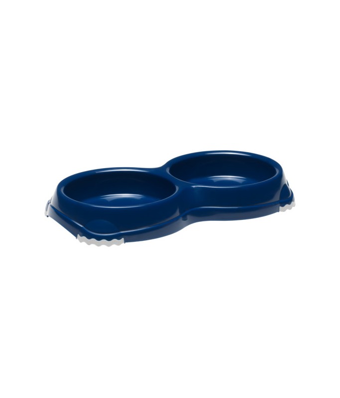 Moderna Double Smarty Bowl- XS Blue 1 MOD H109 0331 00 Moderna Double Smarty BowlColor Blue Size XS