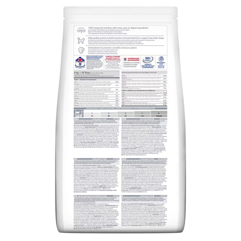 Hill’s Science Plan Sterilised Kitten Food with Chicken (1.5kg) 3 188a