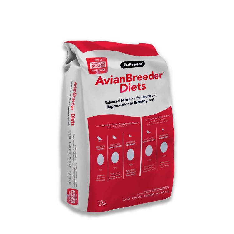 AvianBreeder FruitBlend Parrots & Conures 40lb (18.14kg) 1 2 1