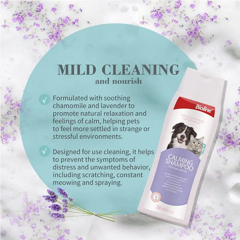 Bioline Calming Shampoo 250ml 2 6970117124095 1