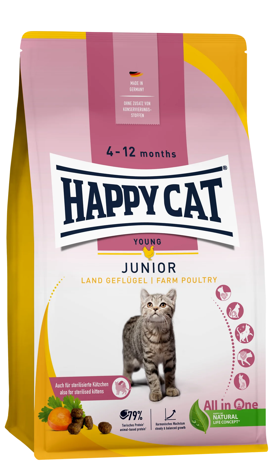 Happy Cat Junior Land Geflugel (Poultry) 1 70540
