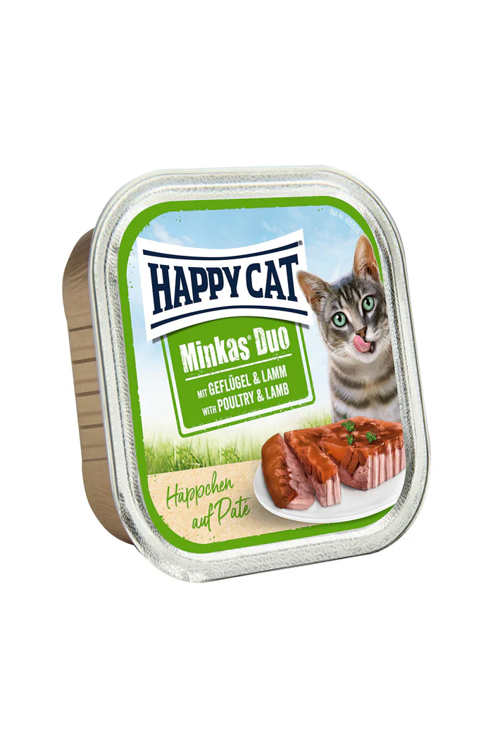 Happy Cat Minkas Duo Poultry & Lamb (Min Order 0,1 - 12pcs) 1 HC Minkas Duo Geflugel Lamm 70176