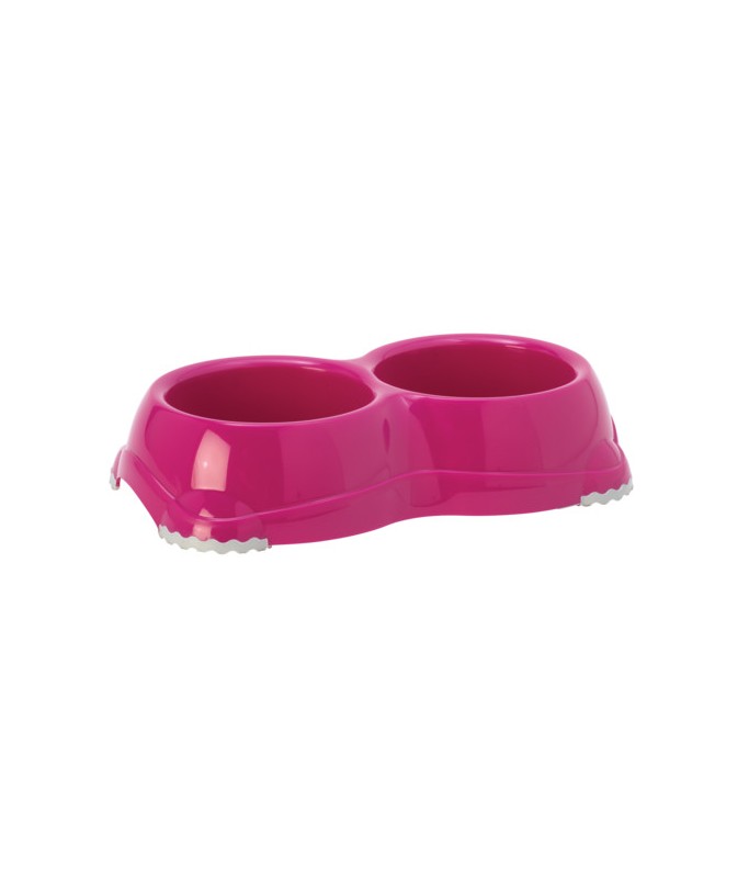 Moderna Double Smarty Bowl- Small Pink 1 MOD H106 0328 00 Moderna Double Smarty BowlColor Pink Size S