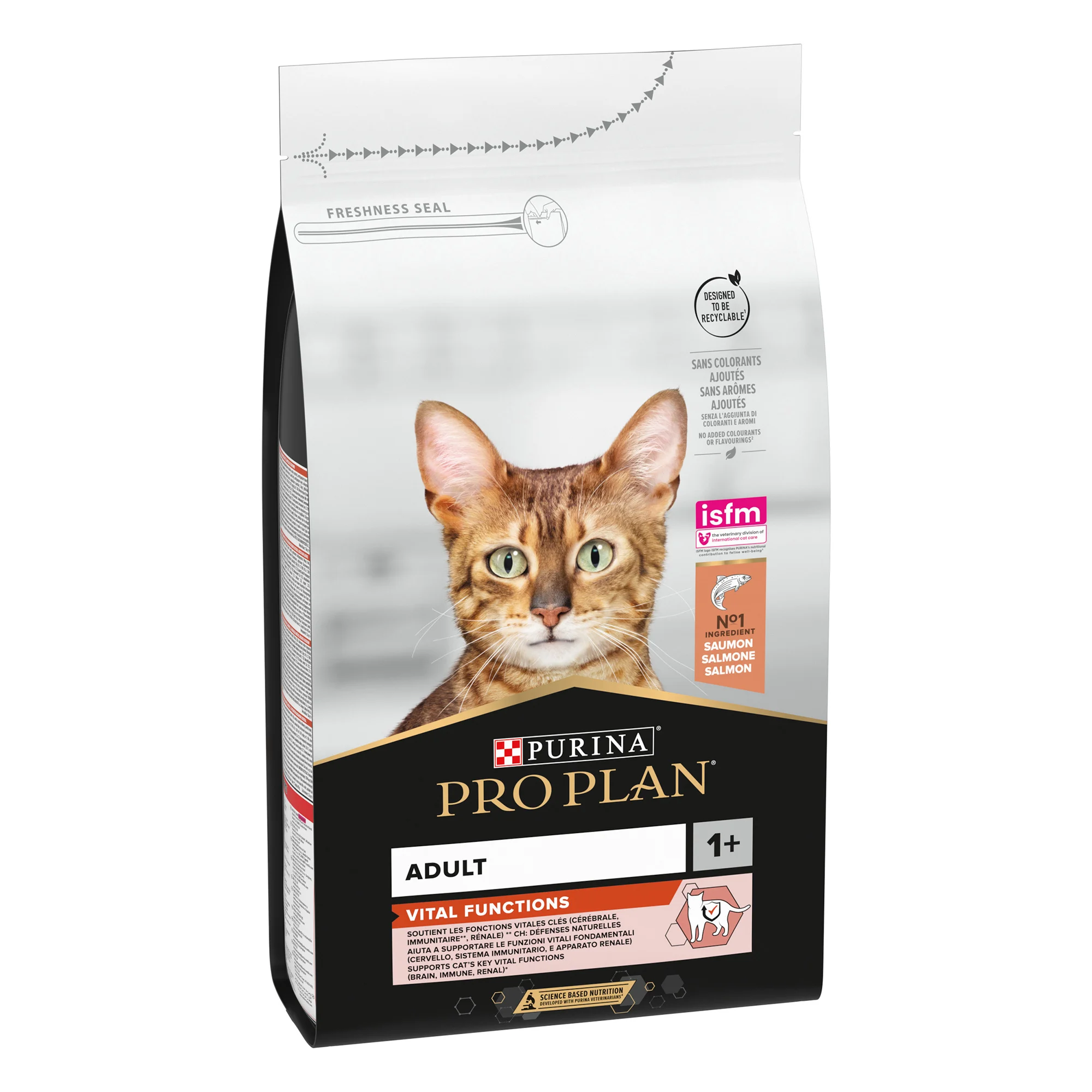 PRO PLAN VITAL FUNCTION ADULT DRY CAT SALMON, 1.5KG 1 PRO PLAN VITAL FUNCTION ADULT DRY CAT SALMON 1.5KG