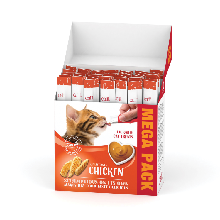Catit Creamy Treats Mega Pack Chicken, 50 tubes/box 2 download 11