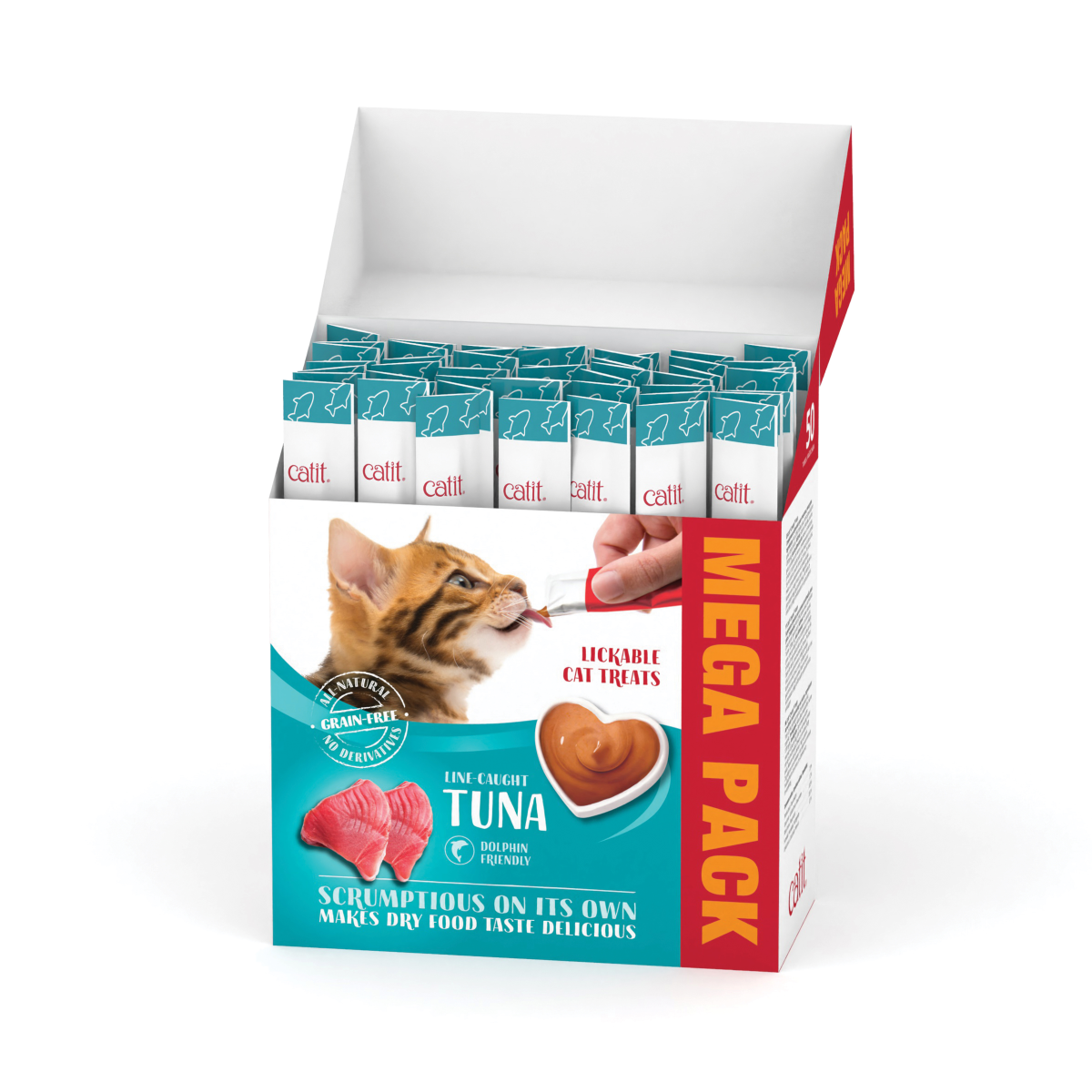 Catit Creamy Treats Mega Pack Tuna, 50 tubes/box 2 download 14