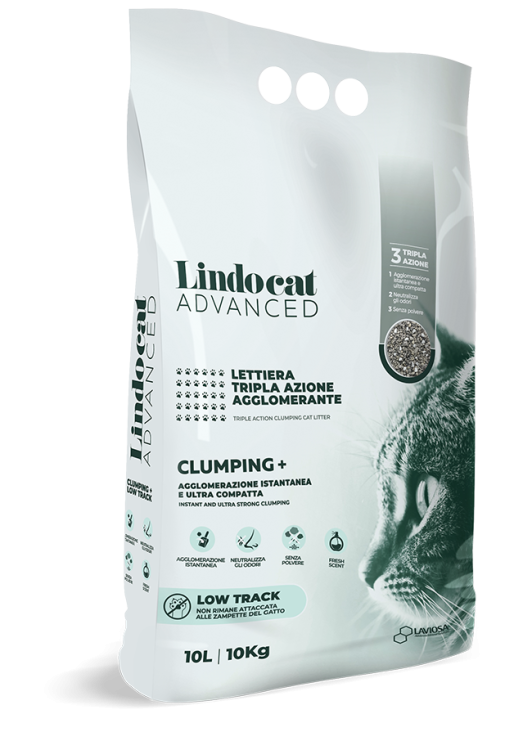Natural Bentonite Lindocat Advanced Clumping + Low Track 10 L (Fragrance Free) 1 download 33