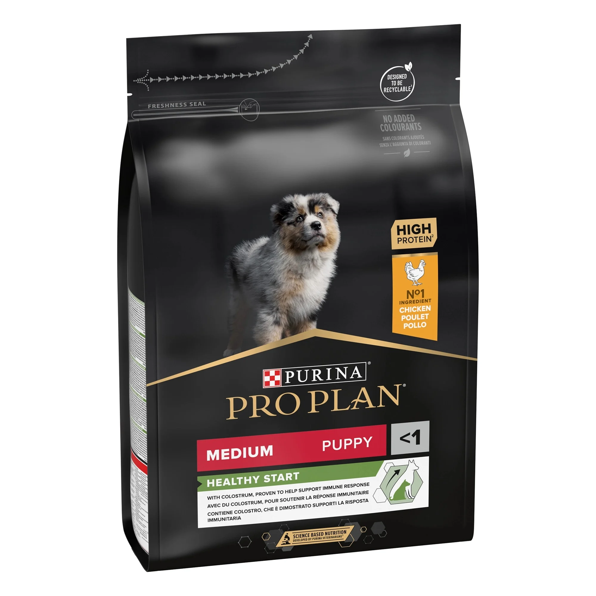 PRO PLAN HEALTHY START MEDIUM PUPPY , DRY DOG FOOD WITH CHICKEN, 3 KG 1 12272214