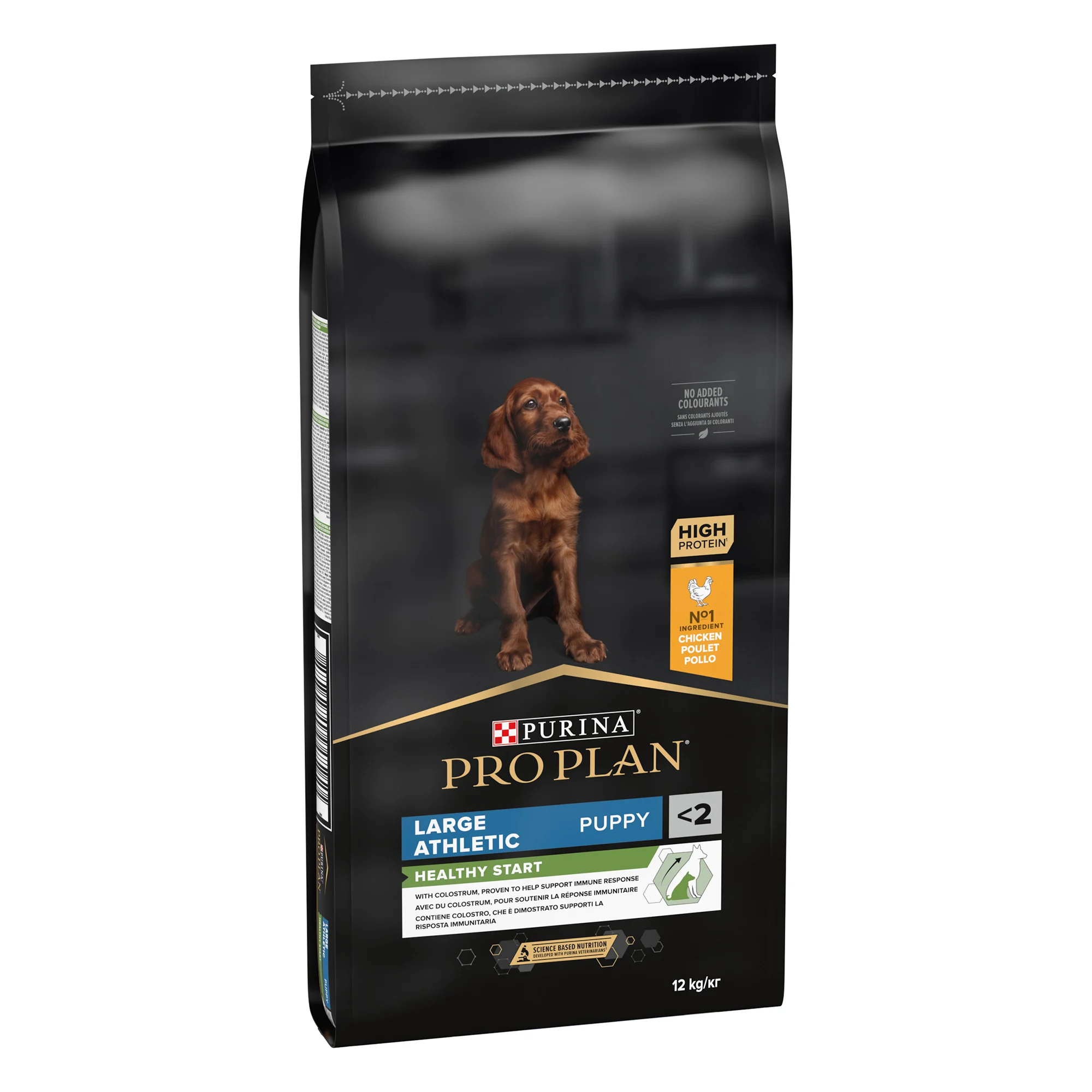 PRO PLAN HEALTHY START LARGE ATHLETIC PUPPY , DRY DOG FOOD WITH CHICKEN, 12 KG 1 12366971