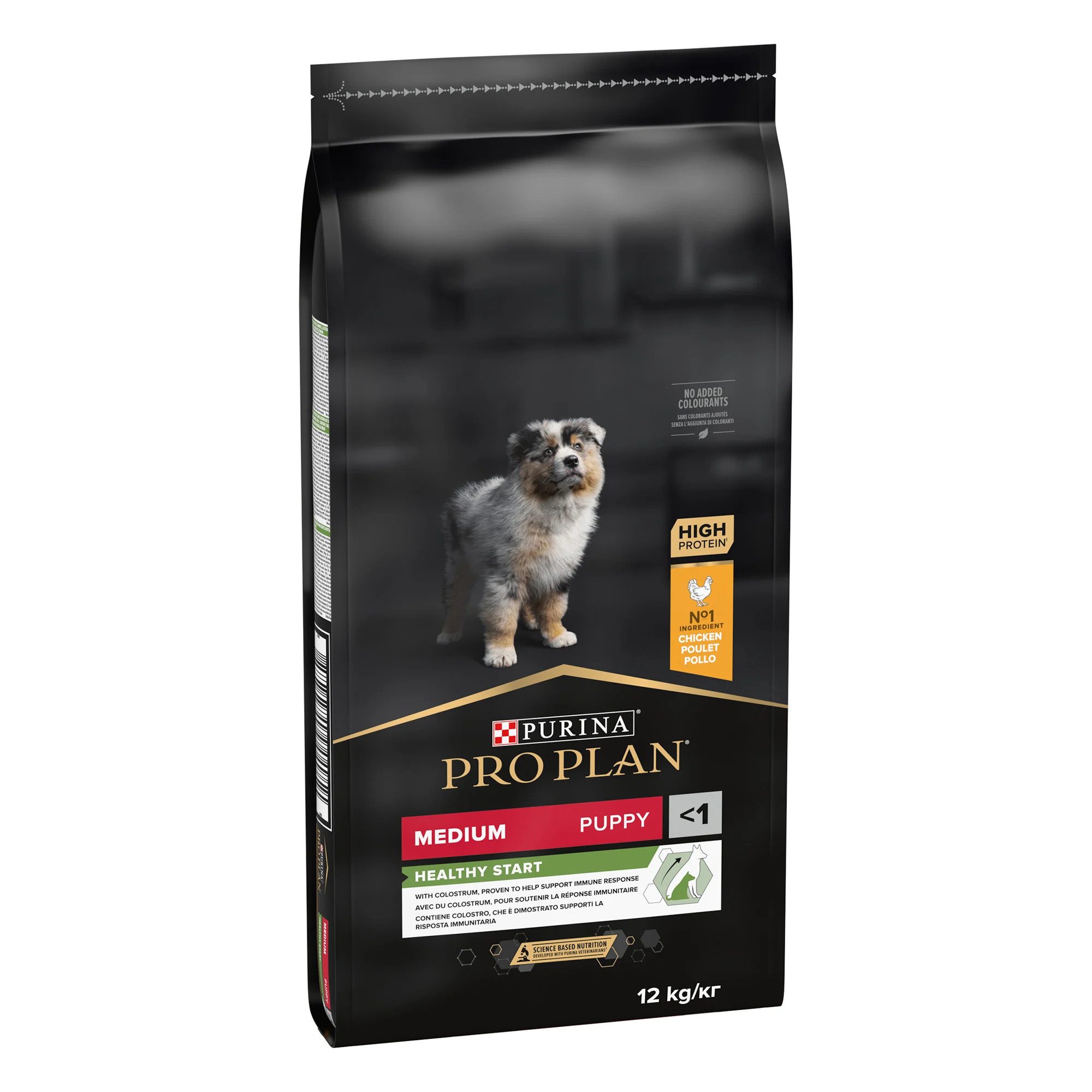 PRO PLAN HEALTHY START MEDIUM PUPPY , DRY DOG FOOD WITH CHICKEN , 12 KG 1 12367294