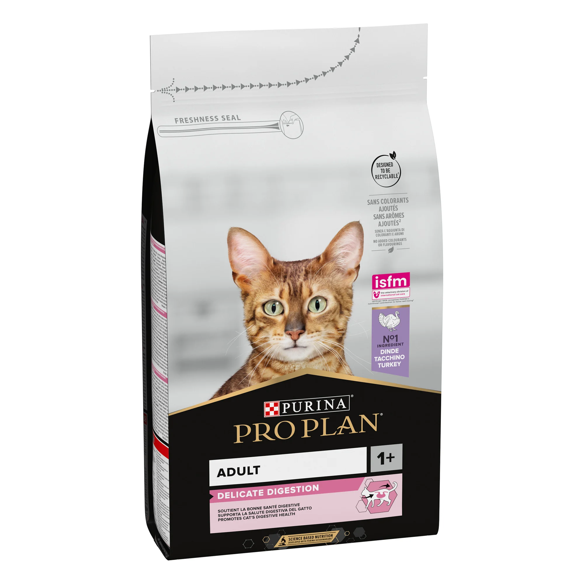 PRO PLAN DELICATE CAT FOOD WITH TURKEY, 10KG 1 12524952