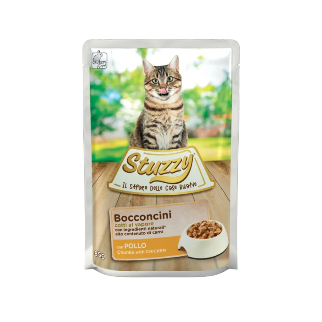 Stuzzy Cat Chunks with Chicken for Cat 85g 1 C01043001 Stuzzy Cat Chunks with Chicken for Cat 85g Min Order 24pcs