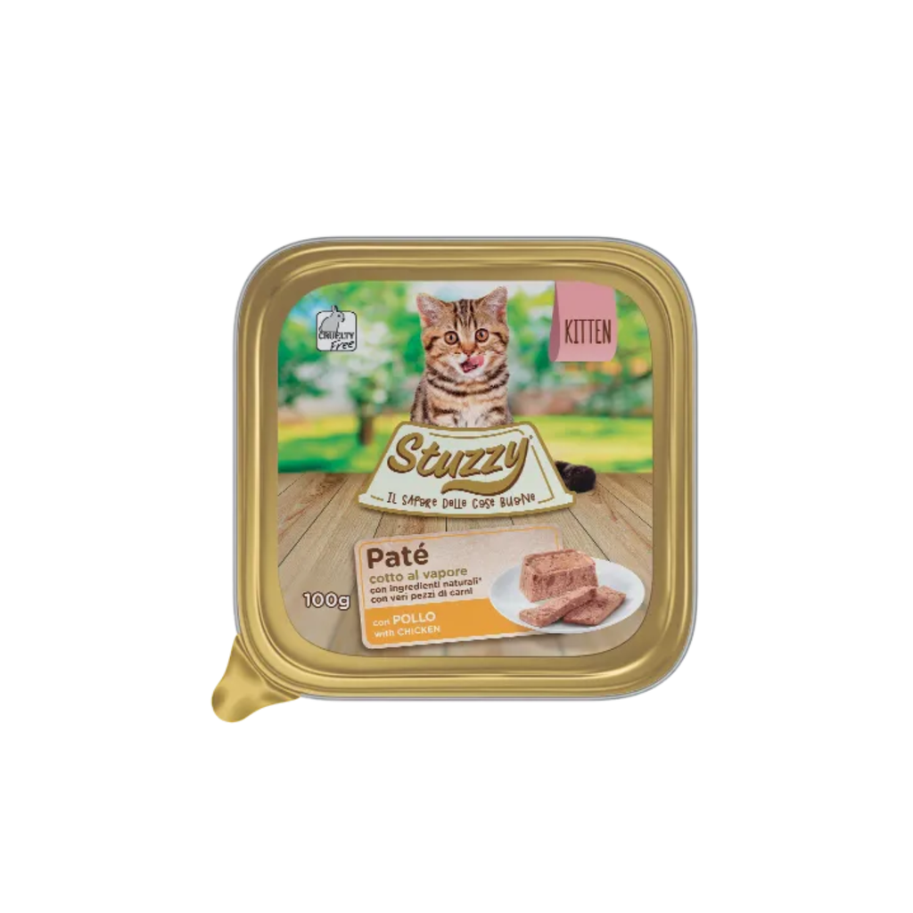 Stuzzy Cat Pate Chicken For Kitten 100g 1 C03006020 Stuzzy Cat Pate Chicken For Kitten 100g Minimum Order Qty 32pcs
